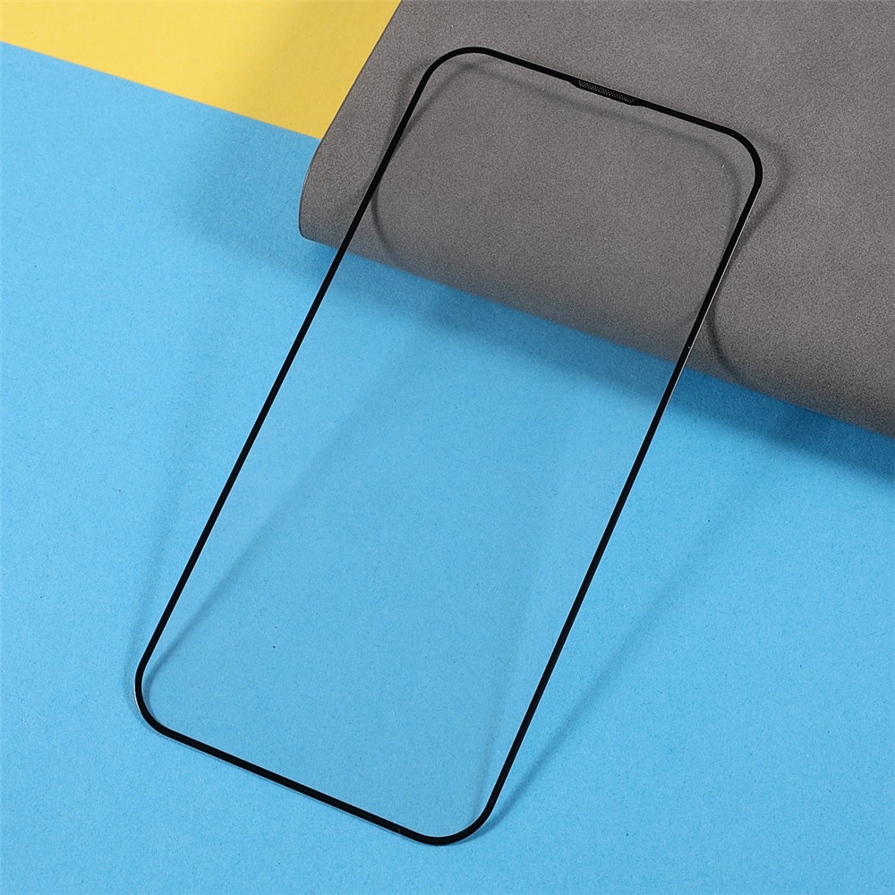 Dustproof Silk Printing Full Glue Full Screen Coverage Tempered Glass Screen Protector for iPhone 13/13 Pro 6.1 inch-4