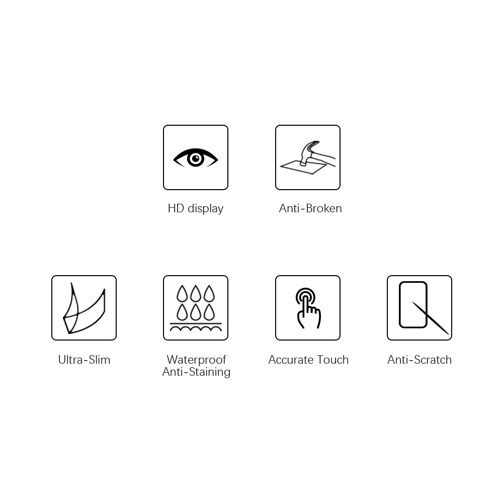 Full Coverage Ultra Clear 0.3mm Straight Edge Tempered Glass Screen Protector for Nokia T20-4