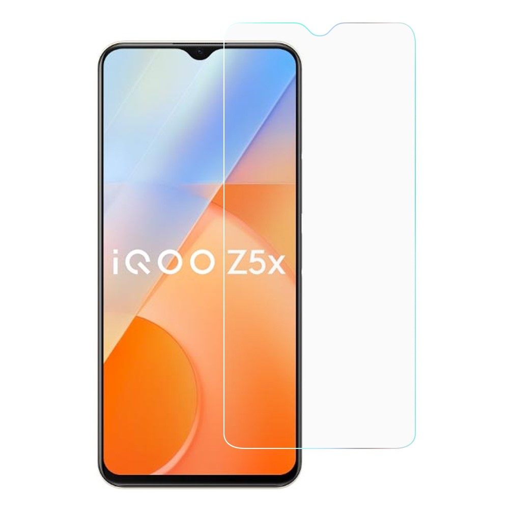 CALANS 0.3mm Arc Edge Anti-explosion Ultra-thin Tempered Glass Screen Protector for vivo iQOO Z5x-1