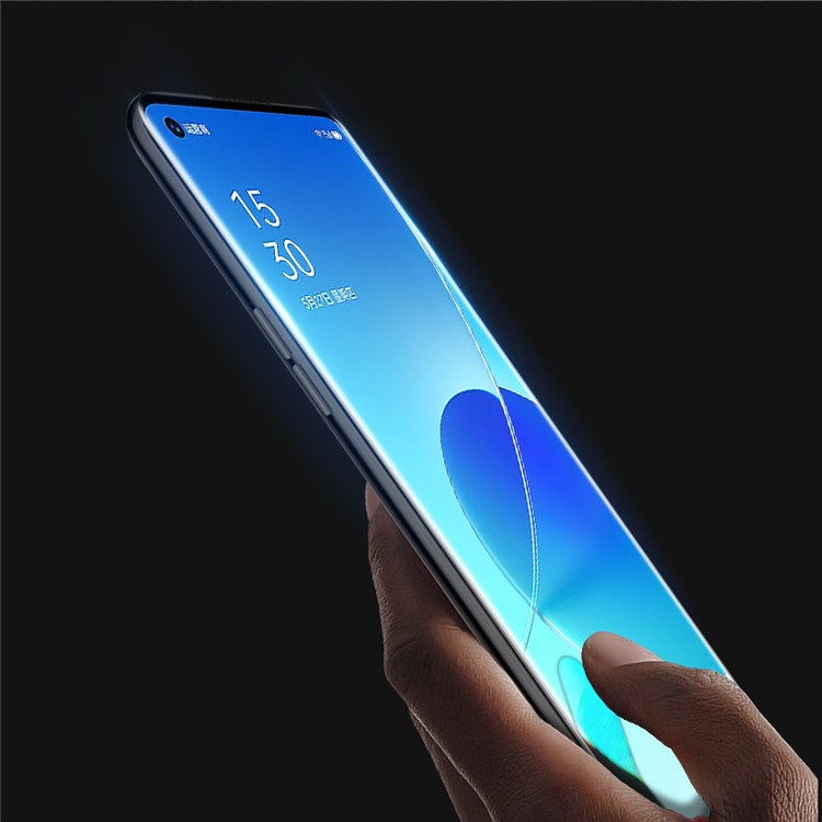 Dux Ducis HD Claro Cobertura Completa Cobertura Completa Clue Quente 3D Curvido Precisão de Toque Filme de Vidro Temperado Para Oppo Reno6 Pro 5G (Snapdragon) / Reno6 Pro+ 5g-6