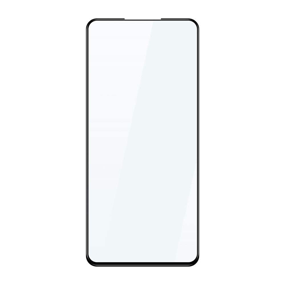 AMORUS 2Pcs/Pack HD Clear Full Screen Full Glue 9H Secondary Hardening Silk Printing Tempered Glass Film for OnePlus 9RT 5G - Black-3