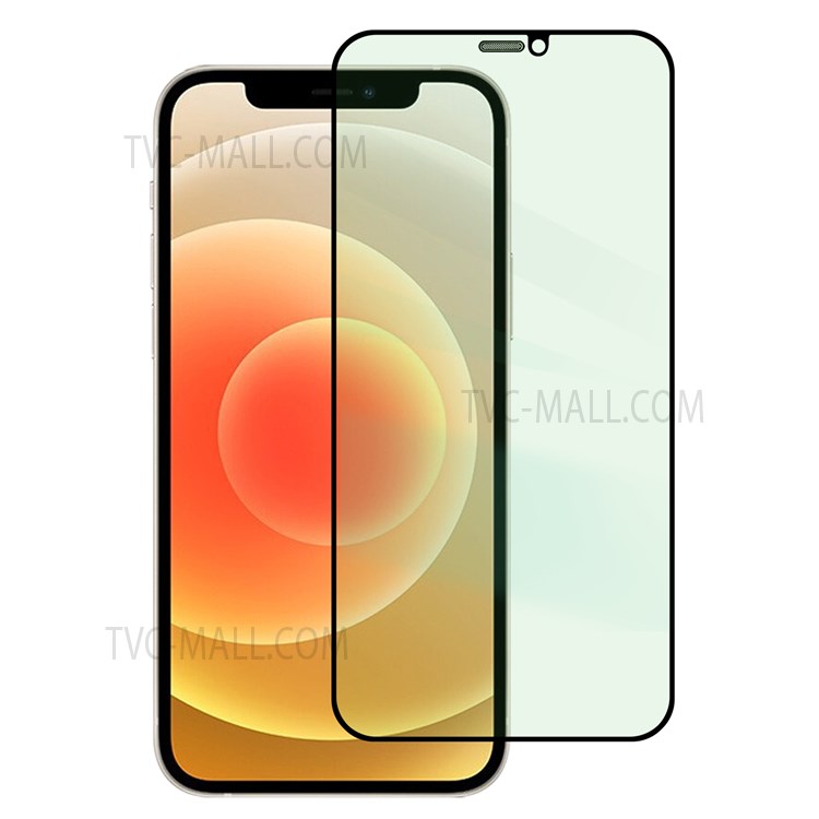 TOTU AB-057 Silk Printing Eye Protection Design Full Screen Coverage Dustproof Tempered Glass Screen Protector for iPhone 12 mini 5.4 inch-1