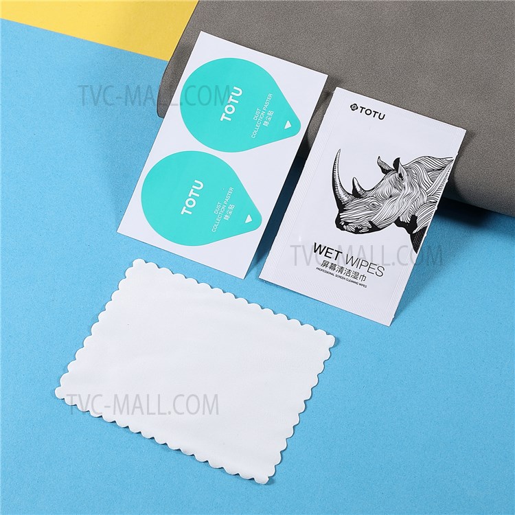 TOTU AB-057 Silk Printing Eye Protection Design Full Screen Coverage Dustproof Tempered Glass Screen Protector for iPhone 12 mini 5.4 inch-10