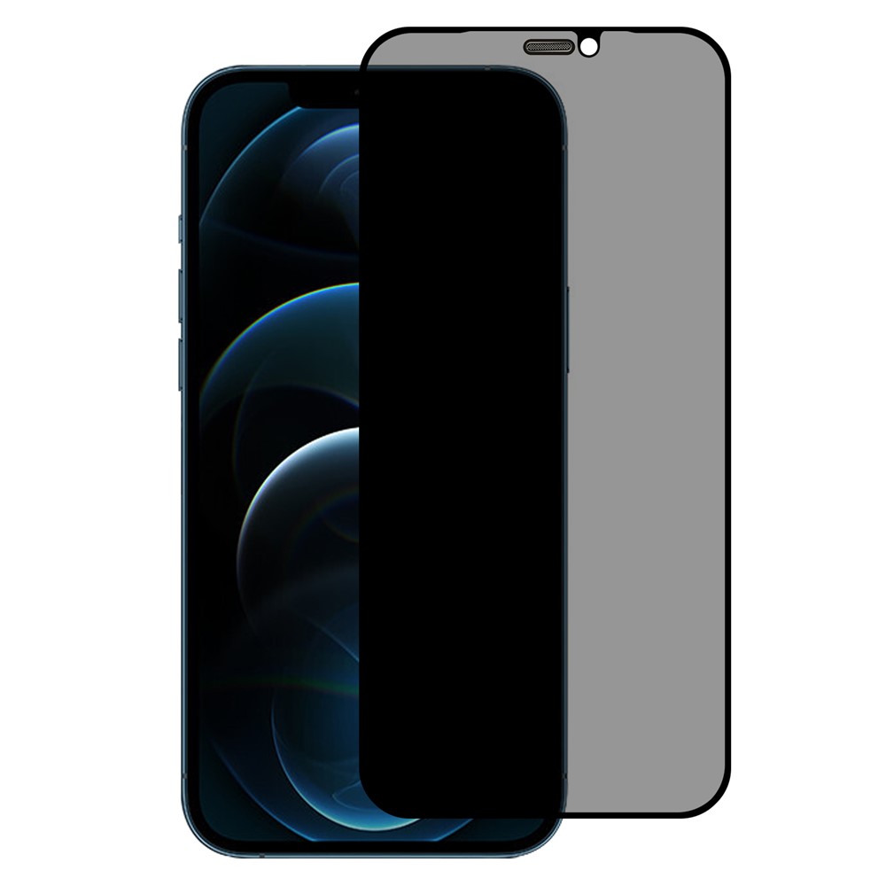TOTU AB-057 Silk Printing Full Screen Coverage Full Glue Anti-Spy Tempered Glass Protective Film for iPhone 12 Pro Max 6.7 inch-1