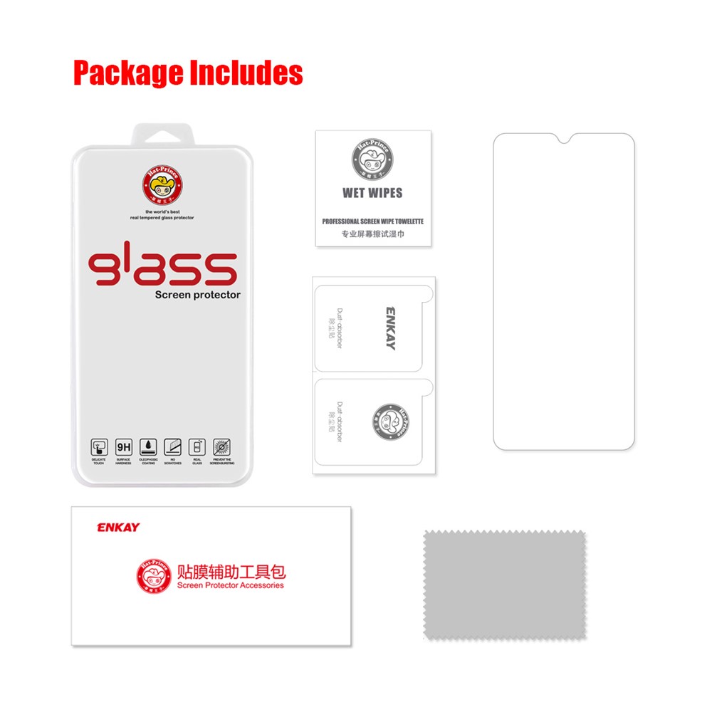 HAT-PRINCE 0.26mm 9H Hardness 2.5D Arc Edge Tempered Glass Ultra Clear Screen Protector Film for Samsung Galaxy A32 4G (EU Version)-7