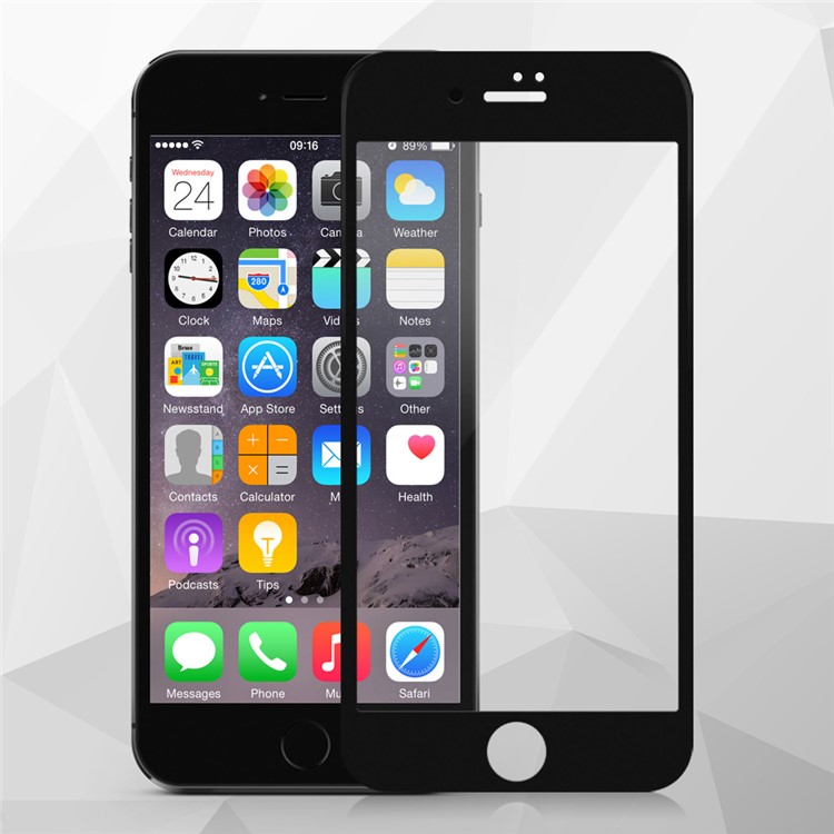 VOUNI 0.26mm 2.5D Full Cover Tempered Glass Screen Protector Guard for iPhone 7 Plus - Black-1