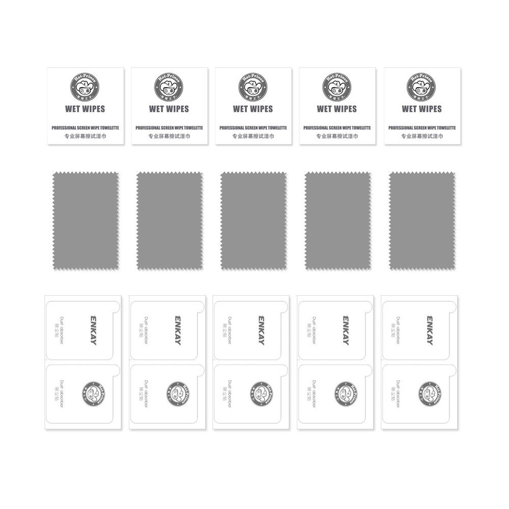 5Pcs ENKAY Full Coverage Full Glue Transparent Soft TPE+PET+TPU Hydrogel Protective Film for iPhone 13 mini 5.4 inch-7