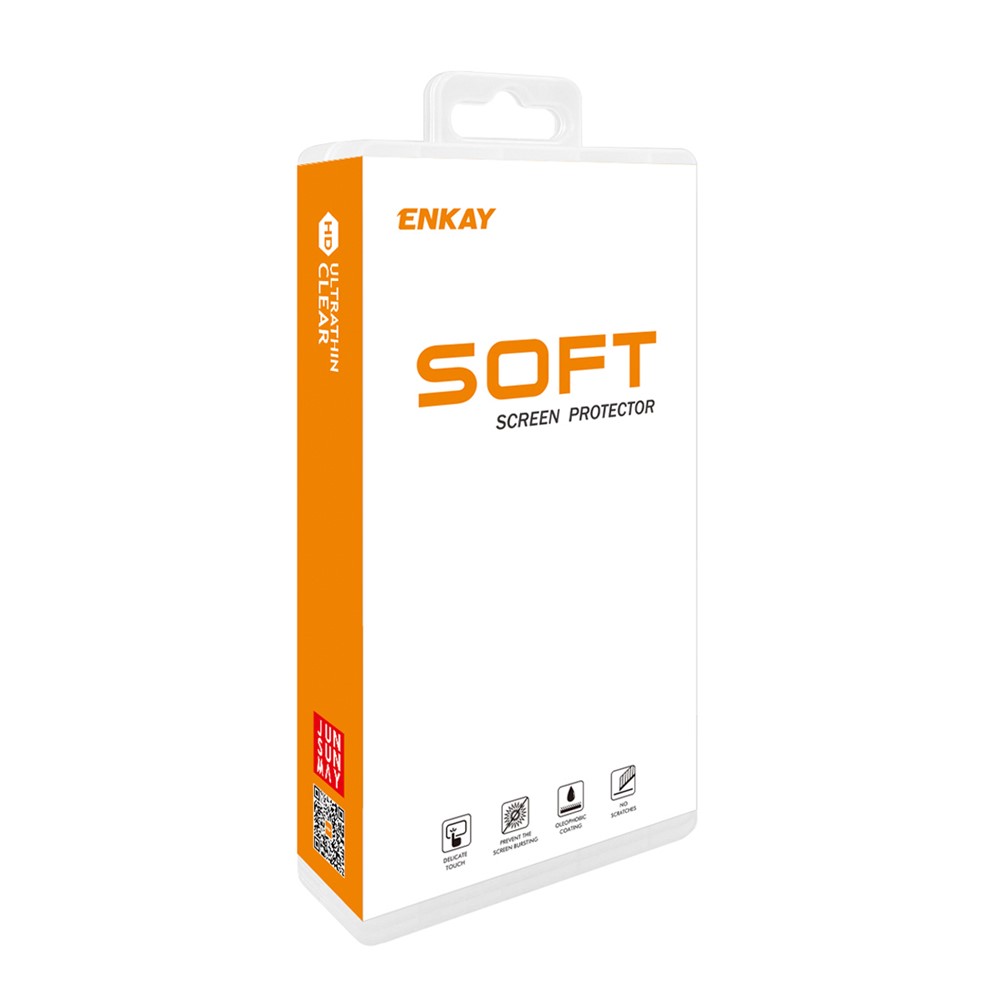 10Pcs ENKAY HD Clear Soft Full Coverage Full Glue TPE+PET+TPU Hydrogel Screen Protector for iPhone 13 Pro Max 6.7 inch-10