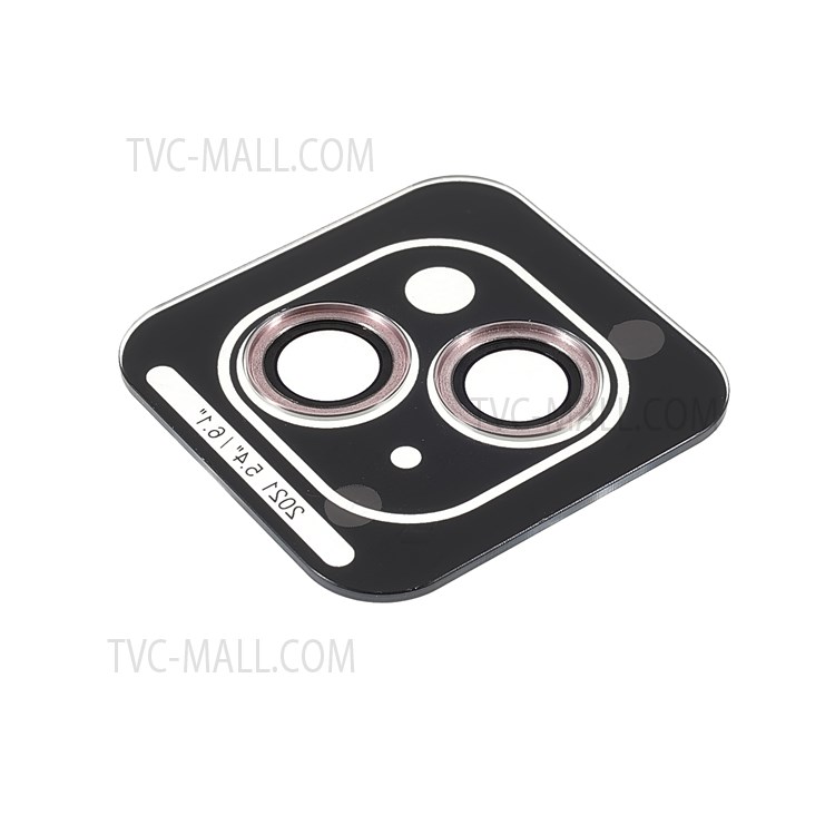 TOTU AB-061 Metal Frame Tempered Glass Rear Camera Lens Film Protective Cover for iPhone 13 mini 5.4 inch/13 6.1 inch - Rose Gold-5