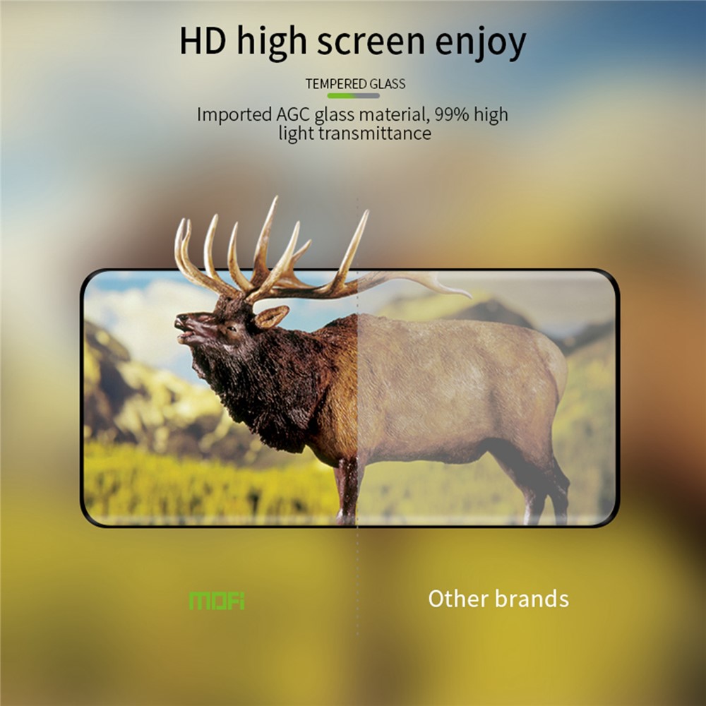 MOFI Full Glue Complete Covering Hot Bending 3D Curved Tempered Glass Screen Protector for Huawei nova 9 Pro-9
