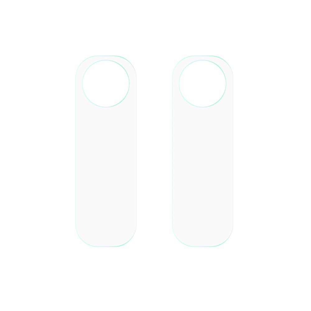 2Pcs/Set Full Coverage Tempered Glass Film Camera Lens Protector for Motorola G Pure-2
