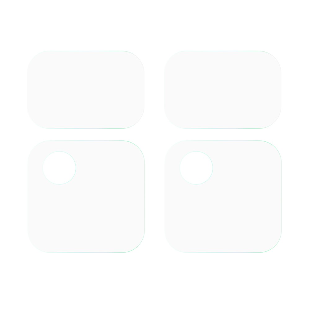 2Pcs/Set High Definition Full Coverage Camera Lens Protector Scratch-resistant Tempered Glass Film for Xiaomi Redmi Note 11-2