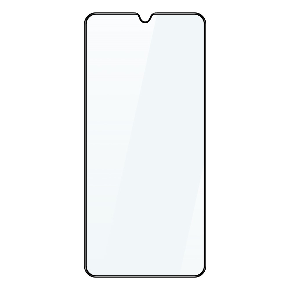 AMORUS Silk Printing Full Glue Secondary Hardening HD Clear Complete Covering Tempered Glass Film for Samsung Galaxy A13 5G - Black-2