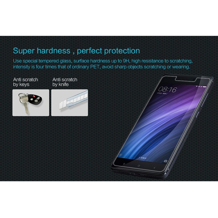 NILLKIN for Xiaomi Redmi 4 Amazing H Tempered Glass Screen Protector Anti-explosion-3