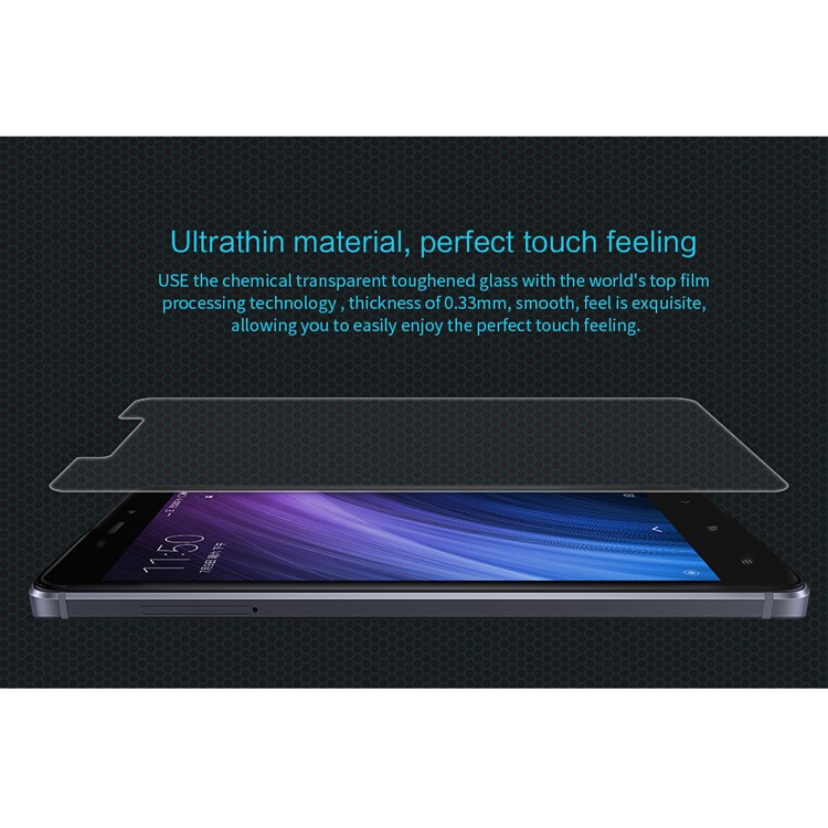 NILLKIN for Xiaomi Redmi 4 Amazing H Tempered Glass Screen Protector Anti-explosion-5