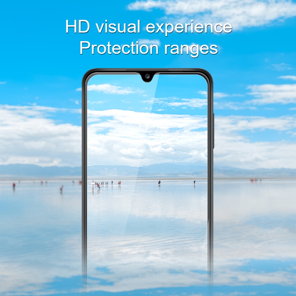 AMORUS HD Clear 9H Hardness Explosion-proof Full Glue Tempered Glass Screen Protector for Samsung Galaxy A13 5G-5
