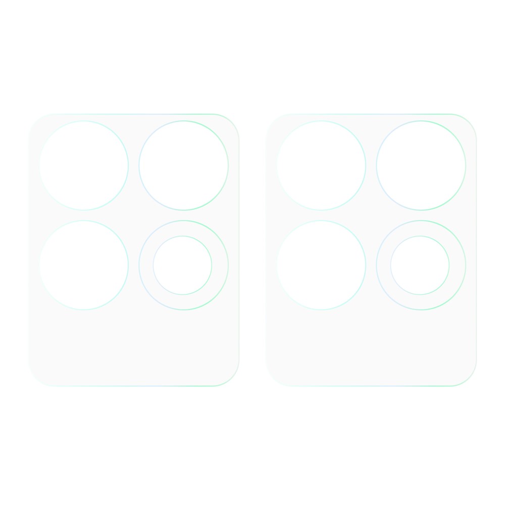 2pcs / Set 3D Arc Edge HD Camera Lens Protector Film en Verre Trempé Précis Pour Realme 8i / Narzo 50 4G