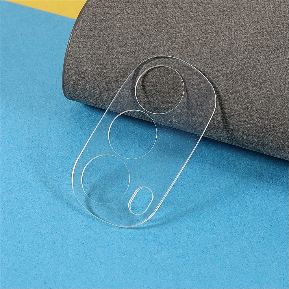 2Pcs/Set 3D Arc Edge Ultra Clear Camera Lens Protector Smooth Touch Tempered Glass Film for Motorola Moto E40-5