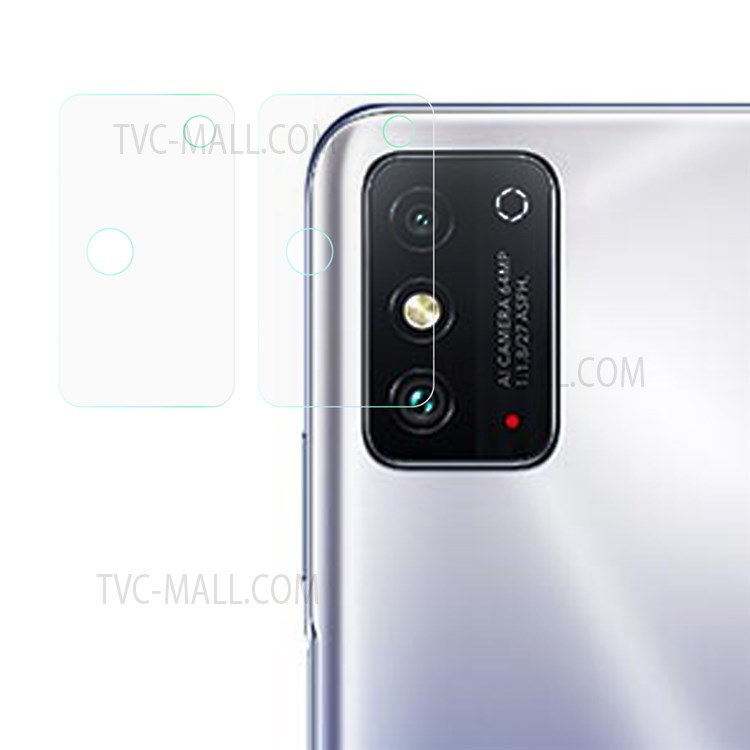 2Pcs/Set Straight Edges HD Camera Lens Protector Wear-resistant Tempered Glass Film for Honor X30 Max-1