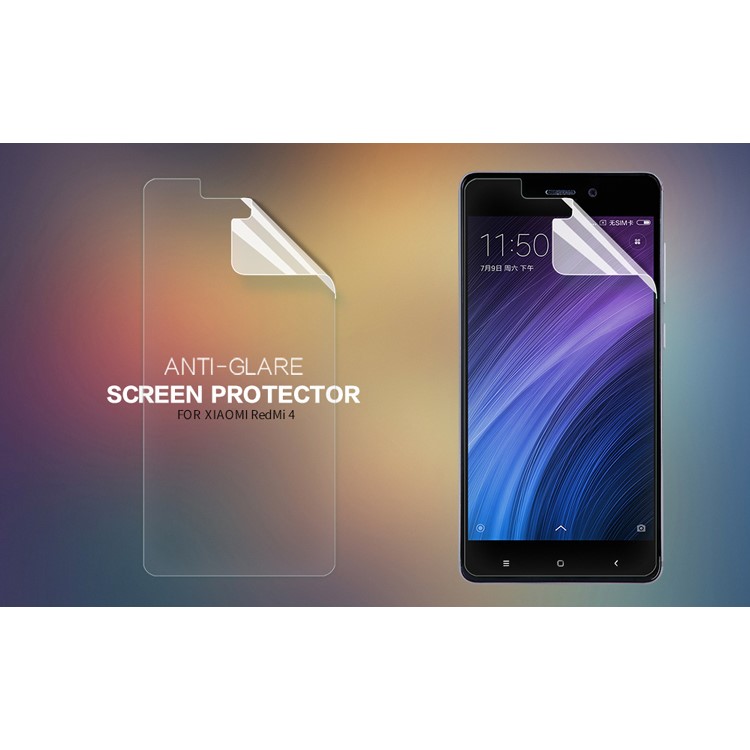 NILLKIN Matte Anti-scratch LCD Screen Guard Film for Xiaomi Redmi 4-2