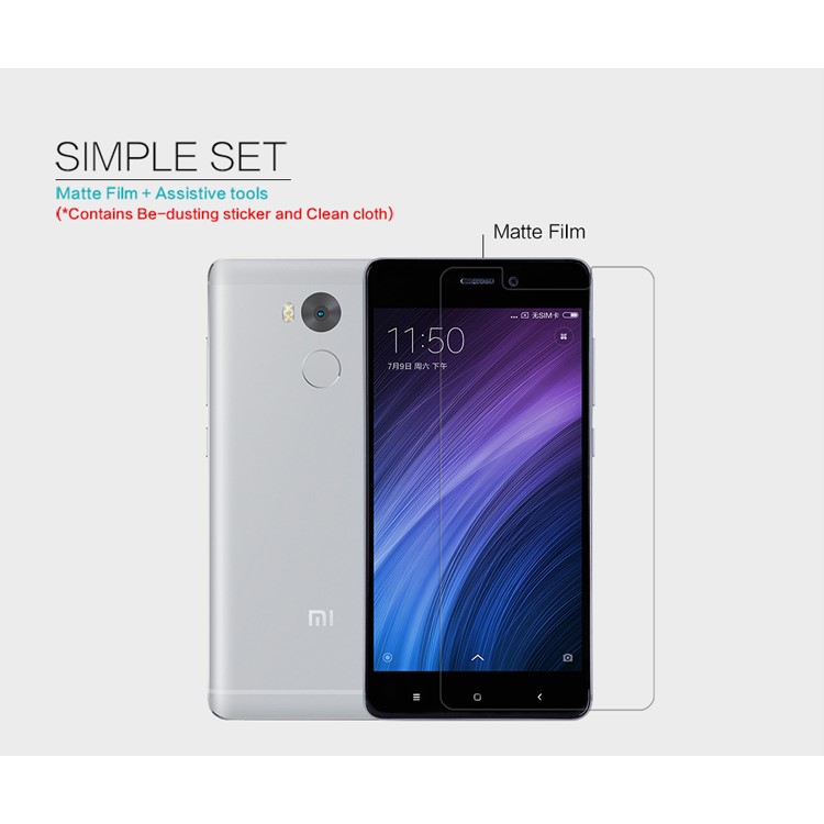 NILLKIN Matte Anti-scratch LCD Screen Guard Film for Xiaomi Redmi 4-5