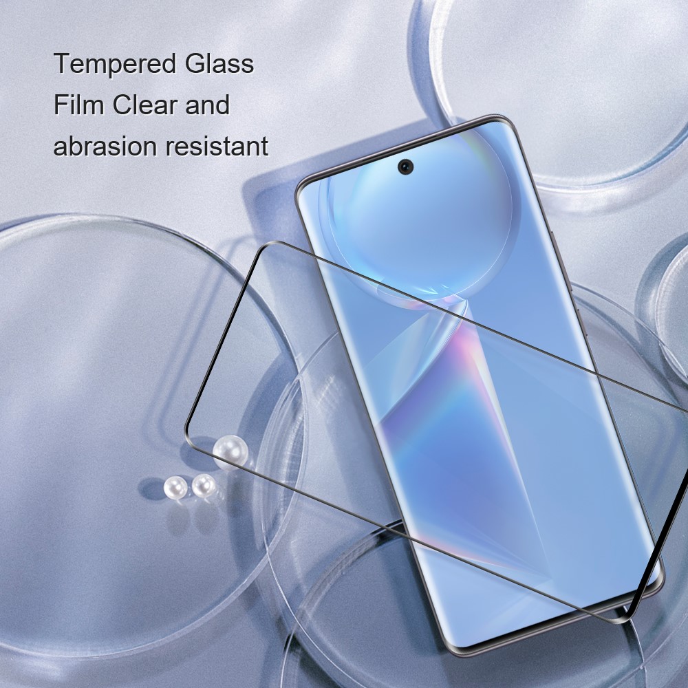 AMORUS HD Clarity Full Glue 3D Curved Full Cover Touch Sensitive Tempered Glass Screen Protector for Honor 50 / Huawei nova 9-7