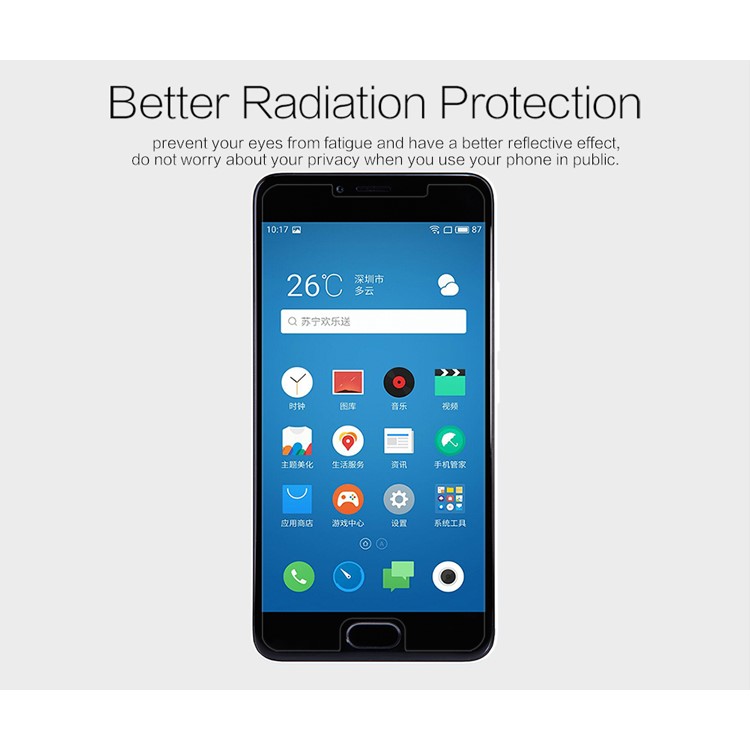 NILLKIN Matte Anti-scratch LCD Screen Guard Film for Meizu m5-3