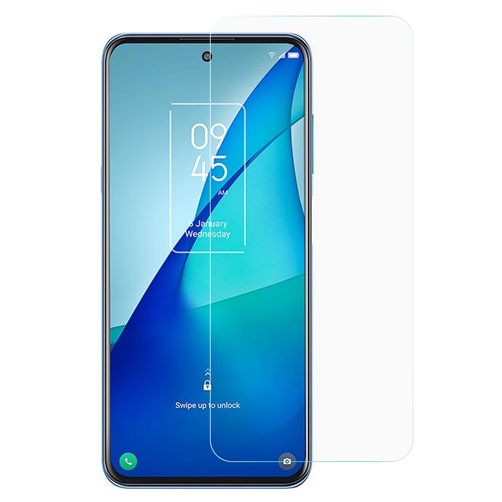 0.3mm Arc Edge Waterproof Explosion-proof Ultra Slim HD Smooth Touch Tempered Glass Film for TCL 20S-1