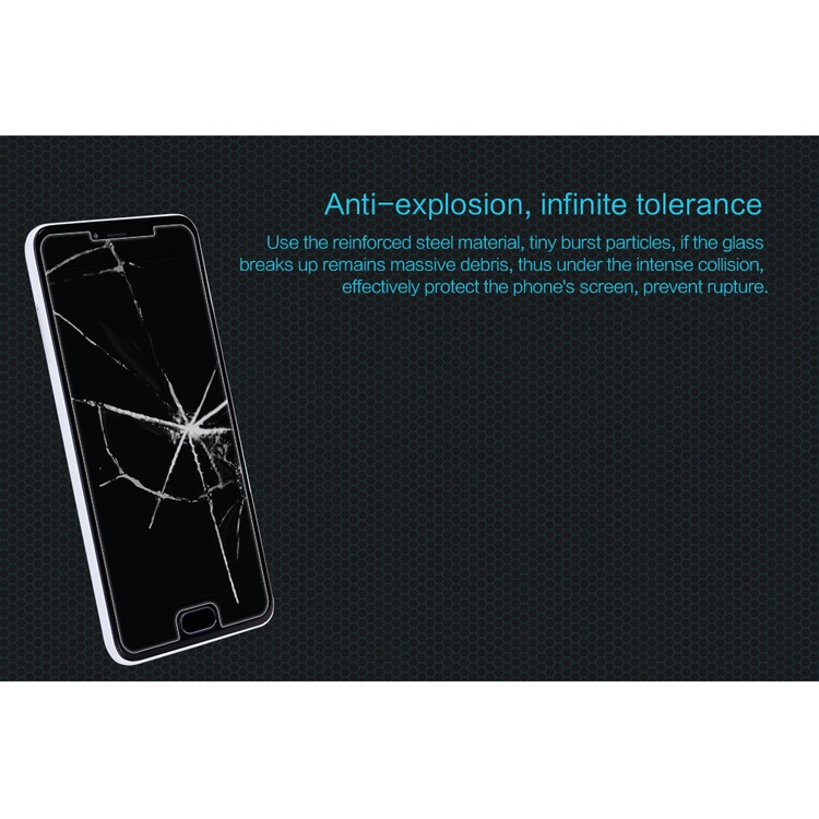 NILLKIN Amazing H Tempered Glass Screen Protector for Meizu m5 Anti-explosion-4