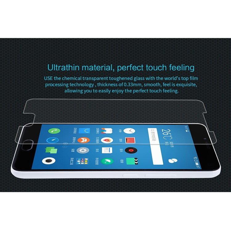 NILLKIN Amazing H Tempered Glass Screen Protector for Meizu m5 Anti-explosion-5