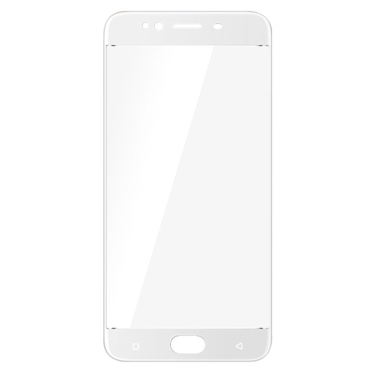 IMAK Anti-explosion Tempered Glass Film Screen Full Cover for Oppo R9s - White-1