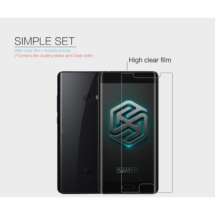 NILLKIN Anti-fingerprint Crystal Clear Screen Protector Film for Xiaomi Mi Note 2-5