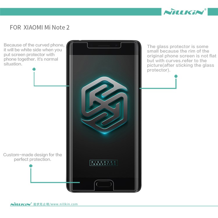 NILLKIN Matte Anti-scratch LCD Screen Guard Film for Xiaomi Mi Note 2-6