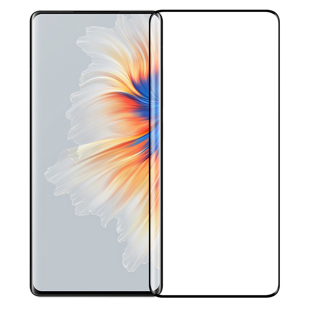 PINWUYO Anti-scratch HD Hot Bending 3D Curved Full Size Full Glue Clear Tempered Glass Screen Protector for Xiaomi Mix 4-1