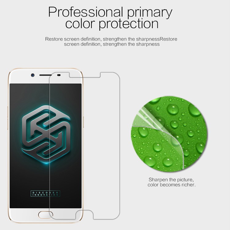 NILLKIN for Oppo R9s Anti-fingerprint Ultra Clear Screen Protector Film-2