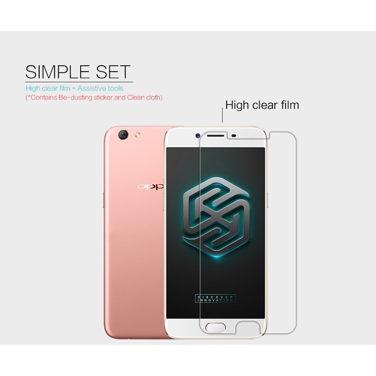 NILLKIN for Oppo R9s Anti-fingerprint Ultra Clear Screen Protector Film-5