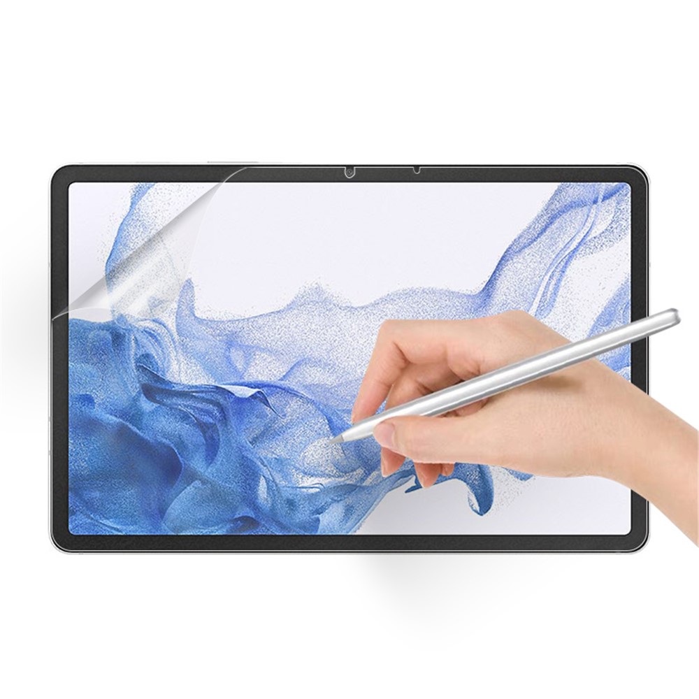 PET Screen Protector Anti-Scratch Paper-Like Texture Anti-Fingerprint Full Screen Coverage Protective Film for Samsung Galaxy Tab S8-1