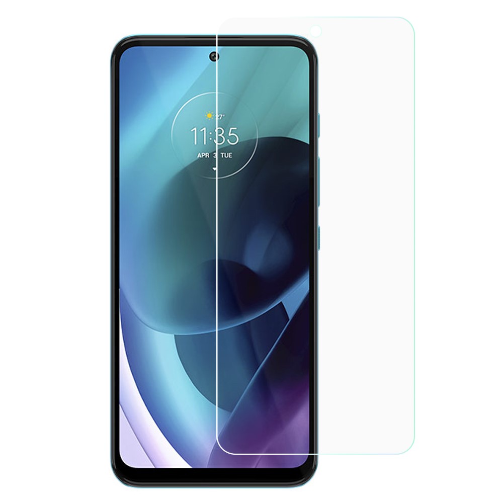 For Motorola Moto G71 5G Waterproof HD 0.3mm Arc Edge Anti-staining Tempered Glass Screen Film-1