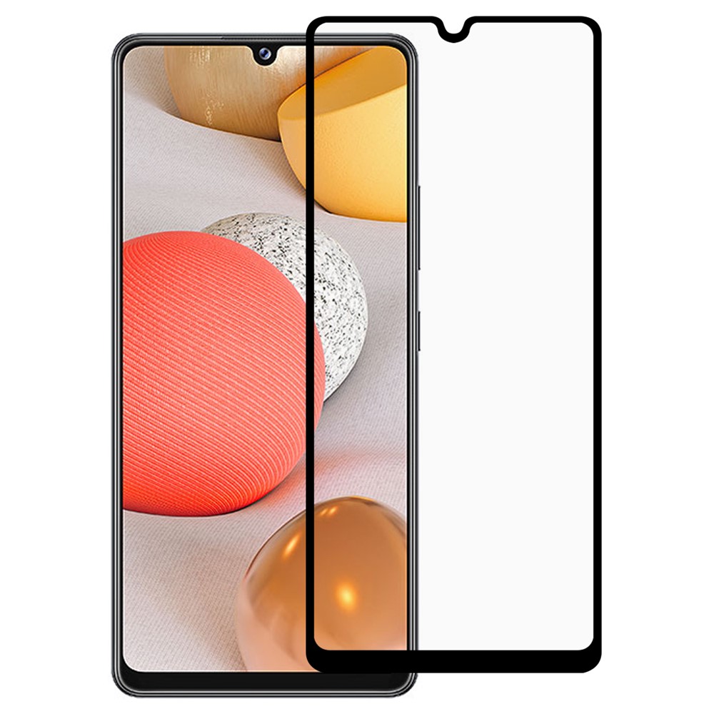 RURIHAI Anti-shock Fingerprint-proof Full Glue HD Clear PMMA Screen Protector for Samsung Galaxy A42 5G/A12-1