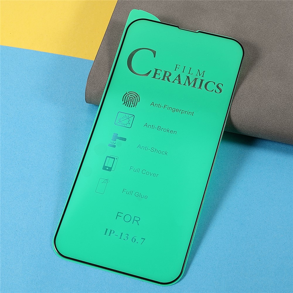 RURIHAI HD Clear Complete Covering Anti-shock PMMA Film Screen Protector for iPhone 13 Pro Max 6.7 inch-3