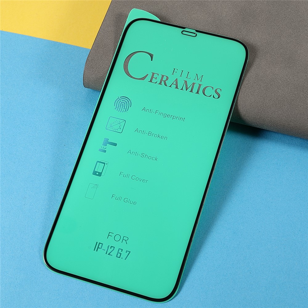 RURIHAI Full Glue Full Coverage Ultra Clear PMMA Bendable Screen Protector for iPhone 12 Pro Max 6.7 inch-3
