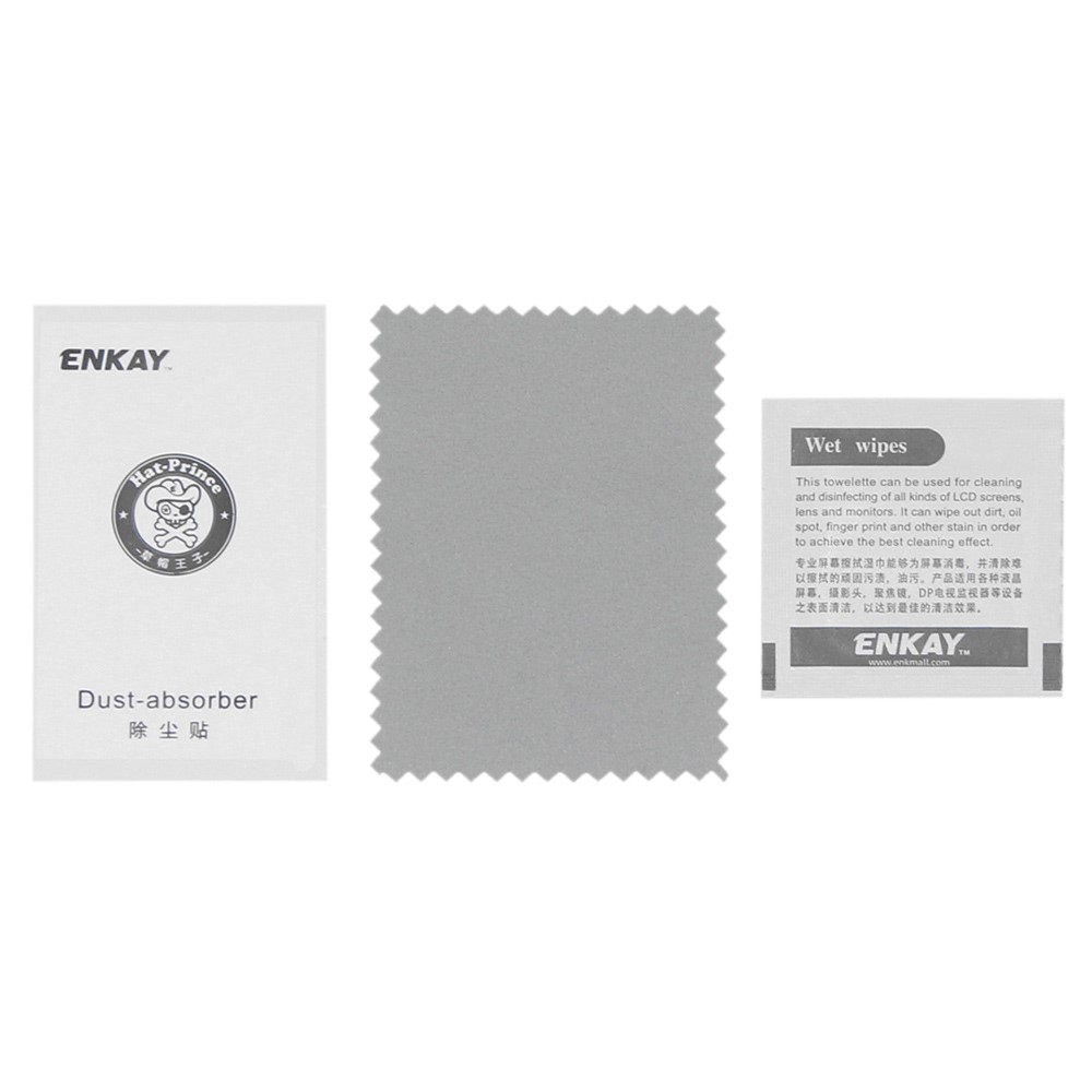 Enkay Hat Prince Para Iphone SE (2020)/SE (2022)/8/7 4.7 Pulgadas 2.5D Pantector de Pantalla de Vidrio Templado Película 0.26 mm 9h Arco de Borde