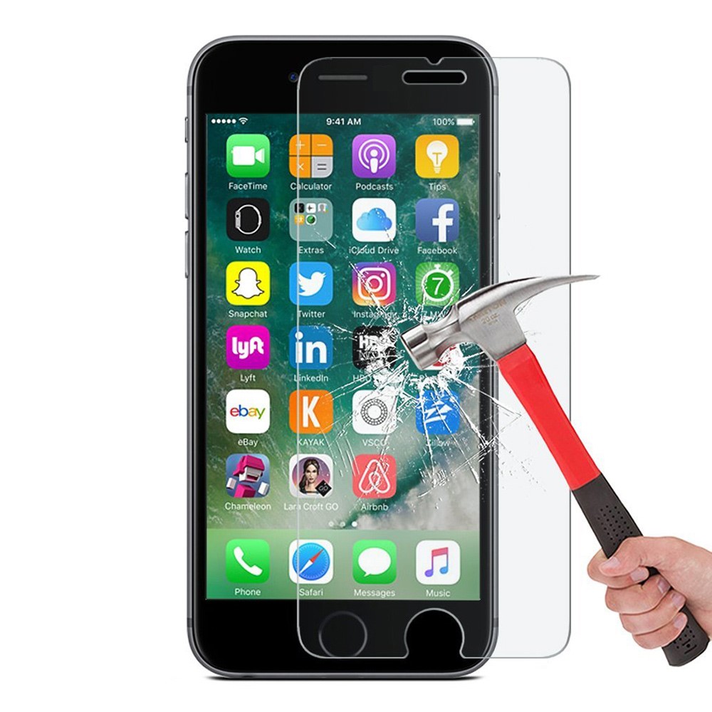 ENKAY für iPhone 8 Plus / 7 Plus 2.5D gehärtetes Glas Screen Guard Film 0.26mm 9H Arc Edge-1