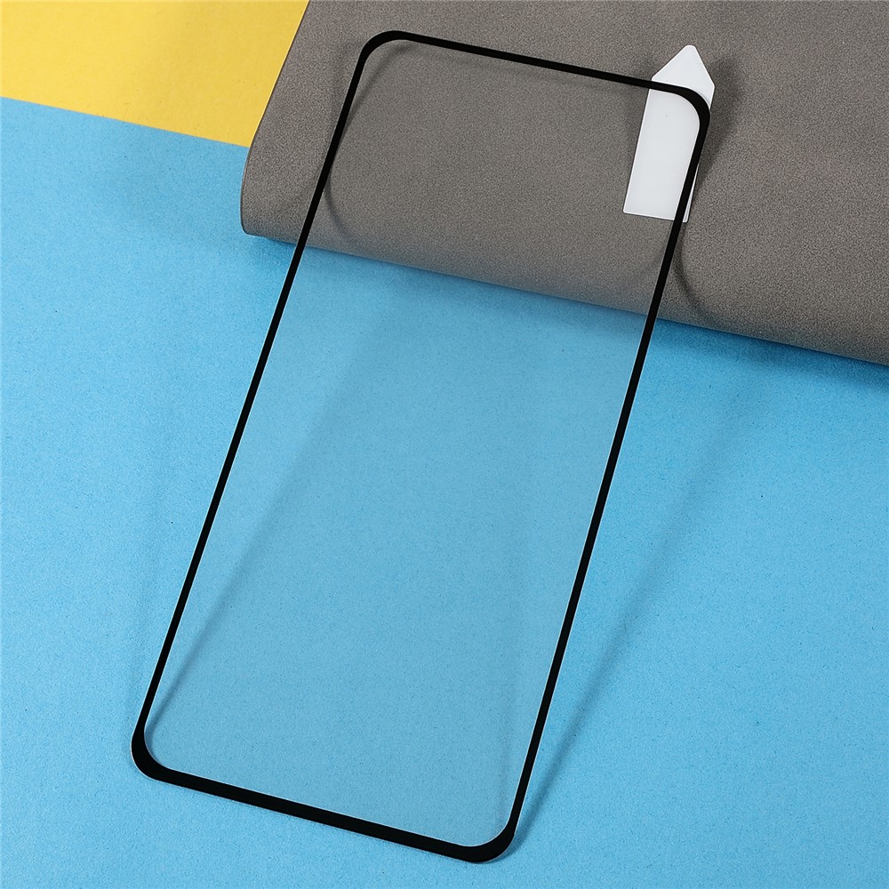 RURIHAI Secondary Hardening Tempered Glass Screen Film 0.26mm Full Glue 2.5D Anti-Scratch Screen Protector for Oppo Reno7 5G-3