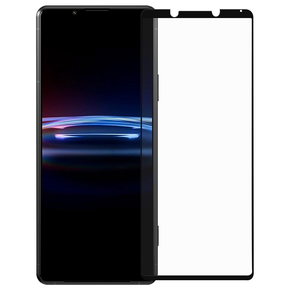 For Sony Xperia Pro-I Ultra Clear Bubble-free Full Coverage Full Glue 0.2mm Black Edge AGC Glass Tempered Glass Screen Protector-1