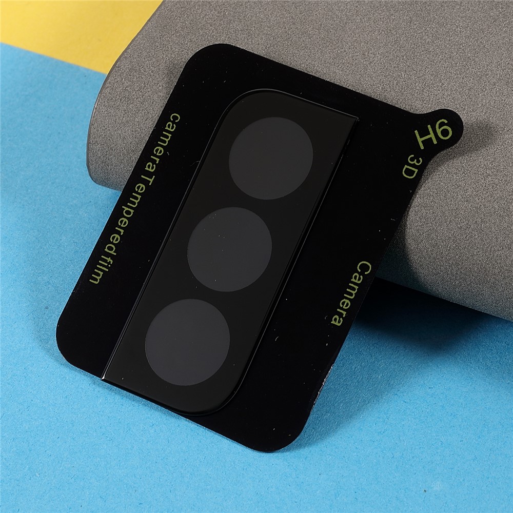 Ultra Clear 9H Hardness Scratch Resistant Silk Printing Tempered Glass Camera Lens Protector for Samsung Galaxy S22 / S22 Plus-3