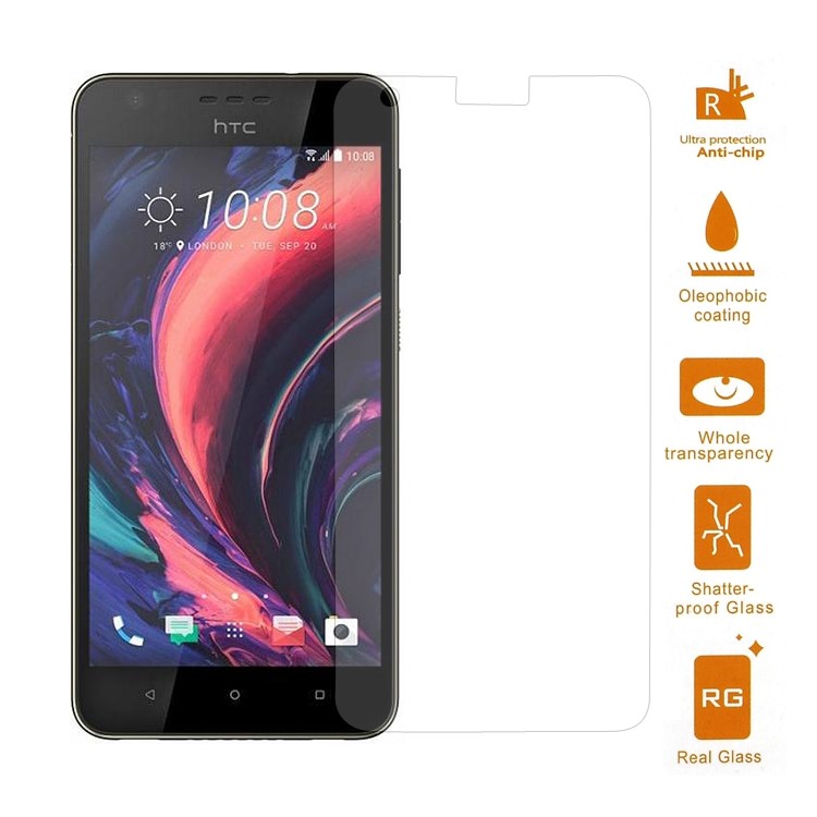 0.3mm Tempered Glass Screen Protector Film for HTC Desire 10 Lifestyle (Arc Edge)-1