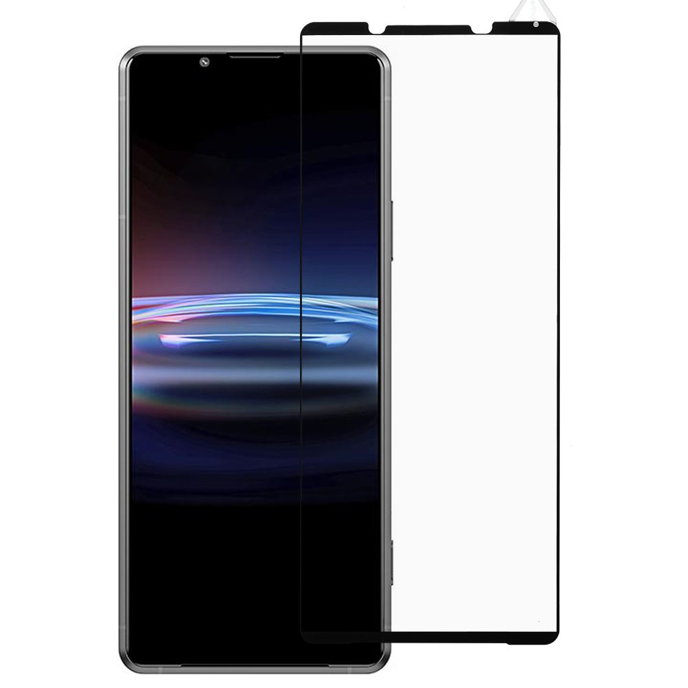 RURIHAI 2.5D HD Clear Full Glue Full Coverage Secondary Hardening High Aluminum-silicon Tempered Glass Screen Protector for Sony Xperia Pro-I-1