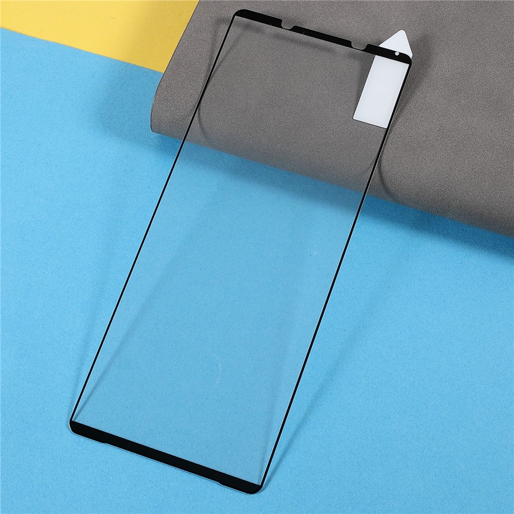 RURIHAI 2.5D HD Clear Full Glue Full Coverage Secondary Hardening High Aluminum-silicon Tempered Glass Screen Protector for Sony Xperia Pro-I-3