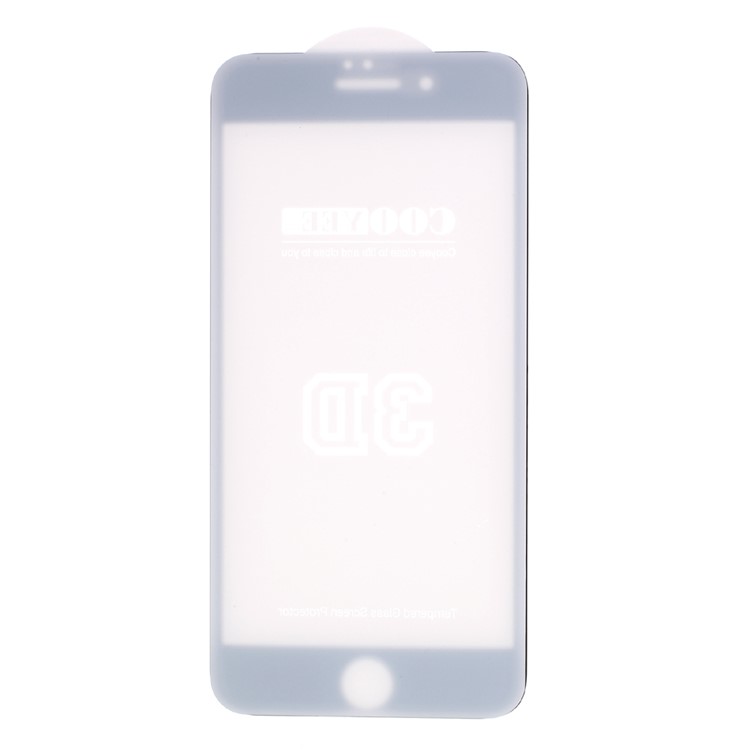 COOYEE 3D Full Covering Tempered Glass Screen Protector for iPhone 7 Plus 0.26mm Arc Edge - Black-3
